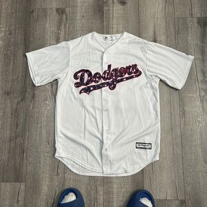 Majestic Los Angeles Dodgers #22 Clayton Kershaw 4th Of July Limited Jersey